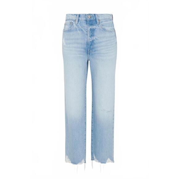 NEW PISTOLA cassie crop super high rise straight denim in leisure vintage - Picture 9 of 9